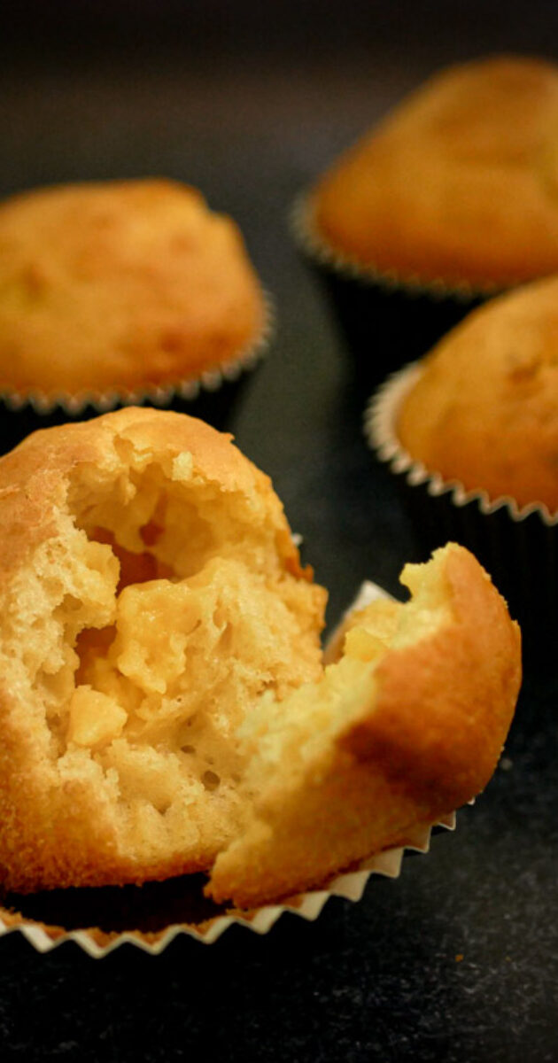 Muffins au citron sans sucre raffiné