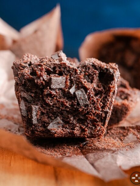 Muffins au chocolat sans gluten à la farine de coco