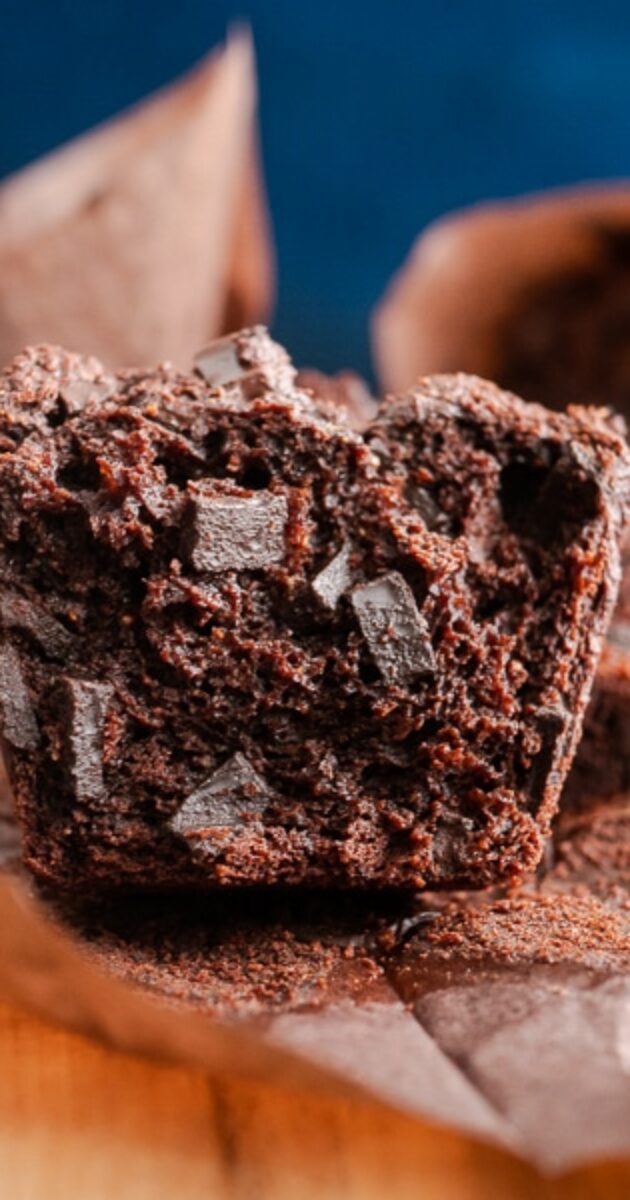 Muffins au chocolat sans gluten à la farine de coco