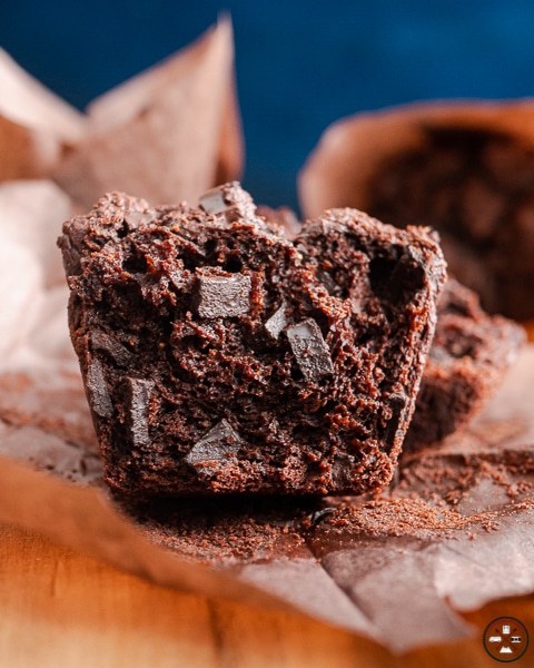 You are currently viewing Muffins au chocolat sans gluten à la farine de coco